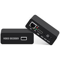 Décodeur vidéo HDMI H.265/H.264, décodeur de streaming IP vers HDMI 1080p60 prenant en charge SRT/RTMP/RTSP/HLS pour IPTV, affichage numérique