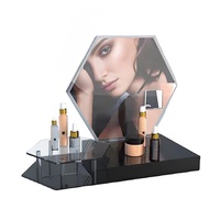Support d'affichage cosmétique professionnel en acrylique, taille personnalisée, organisateur de parfums pour salon de beauté et exposition de marques de luxe