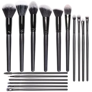 BK1B Custom Logo Kaufen Private Label Luxus Kosmetik Make-up Pinsel Kostenlose Probe Großhandel Vegan Professional Make-up Pinsel Set