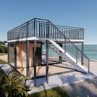 Fabricant personnalisé de luxe, pack plat, conteneur, maison, maison, maison, avec piscine, pour l'intérieur et l'extérieur