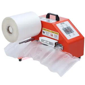 Bubble Roll Wrap Air Packing Machine Cushion Roll Making Fill Machine to Seal Inflate Air Bubble Pillow Bag to Protect Bottle