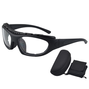 Gafas de Motociclismo con Montura Completa, Lentes de Policarbonato con Protección UV, Antideslizantes, Gafas Deportivas para Exteriores, Modelo 9060 para Hombre - Product Image 1