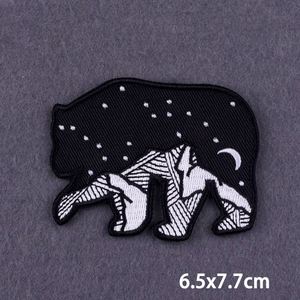 Patchs brodés pour vêtements sur le thème des voyages d'aventure, animaux, patchs thermocollants pour vêtements, patch brodé avec logo personnalisé - Product Image 5