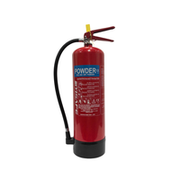 Extincteur à poudre sèche ABC 9 kg portable avec manomètre, équipement de lutte contre l'incendie pour la maison et l'industrie