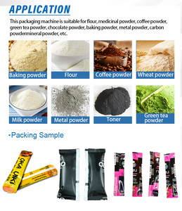 Machine d'emballage automatique multi-voies à 4 lignes de grande capacité pour sachets de poudre de blé, de spiruline et de mélanges alimentaires super-nutritifs - Product Image 3