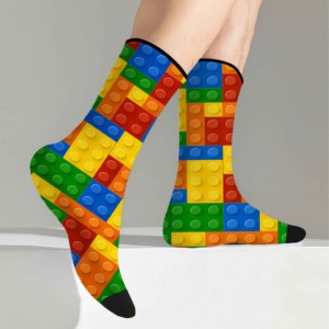 Tự làm khối thiết kế độ nét cao 360 kỹ thuật số thể thao in vớ - Product Image 6