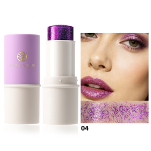 YOUNG VISION 7 Colores Maquillaje <span class=keywords><strong>de</strong></span> Escenario <span class=keywords><strong>Brillo</strong></span> Facial Sombra <span class=keywords><strong>de</strong></span> Ojos Belleza Barra <span class=keywords><strong>de</strong></span> <span class=keywords><strong>Brillo</strong></span> Corporal Colorida Sin Difuminación - Product Image 6