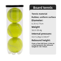 Balle de tennis Xinghan PB0006 haute élasticité, durable, pour entraînement et compétition, diamètre 63,5 mm, 56 g, noyau épaissi, 135-145 cm, pour adultes