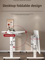 Bureau d'ordinateur réglable, bureau d'étude pliable, bureau d'écriture pour étudiants, table d'apprentissage pour enfants à usage domestique, poste de travail de bureau