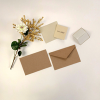 Sobre en blanco A4 ecológico al por mayor con papel grueso para documentos de tarjetas de carta No hay comentarios todavía