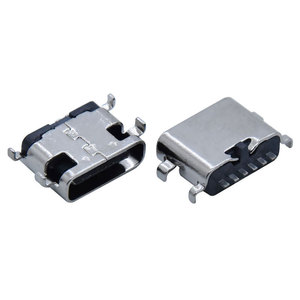 <span class=keywords><strong>USB</strong></span> 3.0 Loại C Ổ cắm 6 pin PCB SMT núi <span class=keywords><strong>USB</strong></span> C nữ nối cho sạc nhanh cổng - Product Image 1