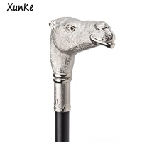 Canne de marche luxueuse avec poignée en argent en forme de chameau, bâtons de marche tendance et originaux, accessoires de fête et de cosplay