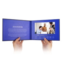 Pantalla lcd tft digital personalizada, folleto de vídeo, catálogo para regalo de felicitación, invitación, tarjeta de negocios, publicidad