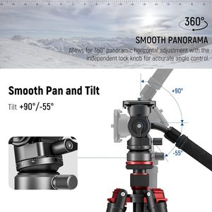 Neewer gm27 nhỏ gọn Video/DSLR máy ảnh Tripod chất lỏng đầu +/-10 ° san lấp mặt bằng cơ sở 37mm dia kim loại Pan nghiêng đầu phụ kiện máy ảnh - Product Image 5