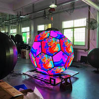 Panel LED P3 Heksagonal Video Wall Geometri Penyambungan Hex Honeycomb Lampu Malam Layar Tampilan LED Pantalla LED Heksagon
