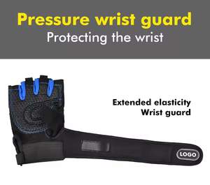 Gants de gymnastique respirants en caoutchouc pour hommes pour l'haltérophilie et l'entraînement physique - Product Image 5