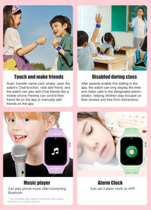 Montre connectée pour enfants S30, couleur verte magnifique, fine, 4G, GPS, dispositif de suivi, caméra 2MP, appel vidéo, téléphone-montre, Noël - Product Image 4