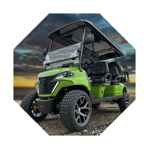 Chariot de golf tout-terrain électrique à batterie au lithium automatique 4 + 2 sièges 36V de haute qualité - Product Image 6