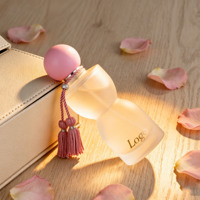 Vente en gros de flacons de parfum en verre plat de 30 ml avec bouchon à vis, contenants de voyage étanches