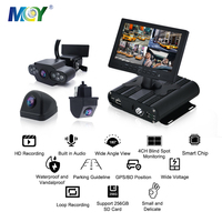 Système de caméra de surveillance MDVR Full HD coloré, 4 caméras, enregistreur DVR, surveillance et sécurité pour évènements, Taxi