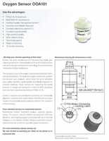 Sensor Oksigen SUNTOP OOA101 Original Envitec Dalam Kotak Aluminium Sensor Oksigen Tahan Lama Sensor Oksigen Medis Baterai OOA101