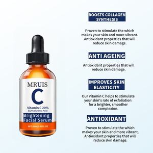 Sérum Rejuvenescedor Radiante MRUIS 30ml com Vitamina C <span class=keywords><strong>e</strong></span> <span class=keywords><strong>E</strong></span>, Ácido Hialurônico, Aloe Vera Orgânico <span class=keywords><strong>e</strong></span> Óleo de Jojoba, Anti-idade, Nutritivo <span class=keywords><strong>e</strong></span> Firmador - Product Image 2