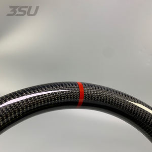 Volante de fibra de carbono de carreras con LED para Volkswagen <span class=keywords><strong>MK8</strong></span> Golf Life <span class=keywords><strong>GTI</strong></span> GTD R Gts R-Line Variant New Car Parts - Product Image 5