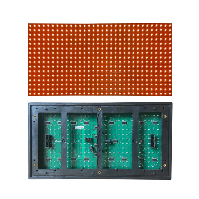 P10 SMD Single Yellow LED Screen Module 2300cd/m Brightness 1/4 Scan Portable Rental Video Wall for Events Stage Display