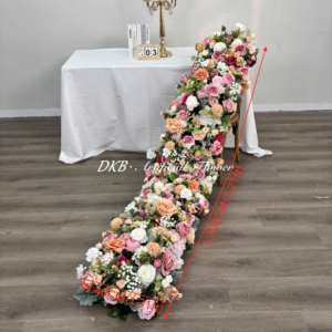 <span class=keywords><strong>Corredor</strong></span> De Flores Artificial colorido personalizado 200*40cm <span class=keywords><strong>corredor</strong></span> Floral para decoración de mesa Flores De Casamento <span class=keywords><strong>Corredor</strong></span> - Product Image 6