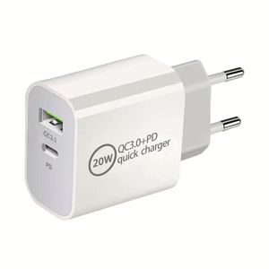 Factory Price A+C Charger for Mobile Phone Fast Charging Type-c 20w Charger for Smartphone Charger - Product Image 1
