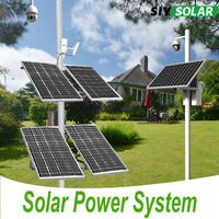 Sistema de Vigilancia con Cámara Solar Inalámbrica de Seguridad PTZ WiFi IP CCTV, Sistemas Solares para el Hogar
