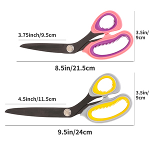 Tijeras de Sastre de Acero Inoxidable con Revestimiento de Titanio y Agarre Cómodo de 9.5 Pulgadas para Cortar Tela - Product Image 2