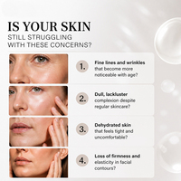 Vente en gros de crème pour le soin de la peau du visage de 30 ml, effet raffermissant instantané, réduction des rides, crème stimulante au collagène en sérum