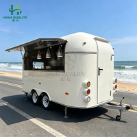 Remorque de cuisine mobile sur mesure de haute qualité avec une capacité de cuisson élevée pour les festivals culinaires