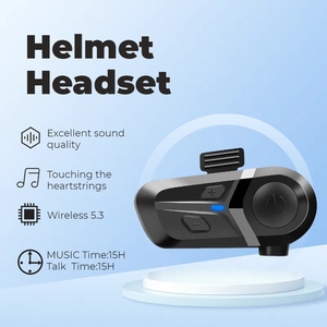 V5.3 xe máy hệ thống thông tin liên lạc Xe máy điện tử an ninh liên lạc với mũ bảo hiểm & tai nghe loa - Product Image 2