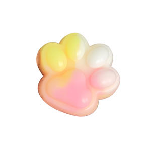 Xiaohongshu grand jouet à presser TPR patte de chat floqué en <span class=keywords><strong>EVA</strong></span> TikTok article chaud pour le soulagement du Stress en peluche patte de chat jouet à presser - Product Image 5