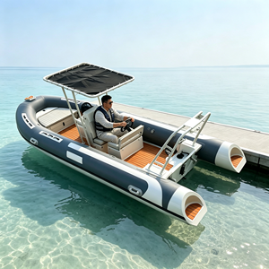 Bateau pneumatique semi-rigide portable en aluminium 540 avec quille gonflable haute pression pour tender <span class=keywords><strong>de</strong></span> yacht et sorties <span class=keywords><strong>de</strong></span> <span class=keywords><strong>plage</strong></span> – Vente directe usine - Product Image 5