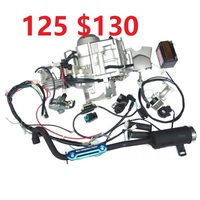 Kart Karting Quatre Roues Refroidi Par Air De Refroidissement D'huile Moto CVT Marche Arrière VTT GY6 150-250CC Moteur D'échappement