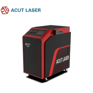 Máquina de solda a laser de fibra manual Máquina de corte e limpeza a laser 1000 watts Três em um