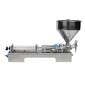 G1WGD Single-Head Automatic Plastic Bottle Filling Machine for Thick Paste Cream Hand Wash Gel for Beverages and Can Type