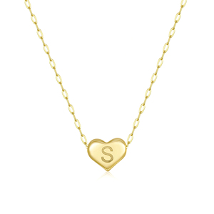 Vente en gros de collier J avec breloque initiale de A à <span class=keywords><strong>Z</strong></span> pour femmes, collier avec pendentif avec breloque initiale, cadeau de bijoux pour femmes - Product Image 5