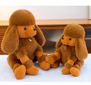 Peluche chien <span class=keywords><strong>caniche</strong></span> mignon, jouet en peluche doux unisexe en coton PP, cadeau d'anniversaire très vendu, <span class=keywords><strong>prix</strong></span> d'usine - Product Image 6