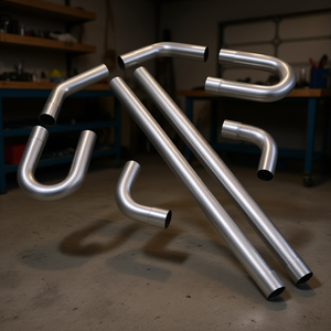 Kit d'échappement universel en acier galvanisé 2,5 pouces, 8 pièces, système de tuning à raccordement rapide pour garage - Product Image 2