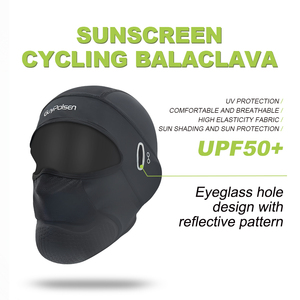 Cache-tête de moto en soie glacée pour l'été, protection solaire extérieure, masque de conduite doublé fin et respirant pour hommes et femmes - Product Image 3