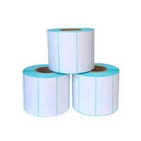 Étiquettes vierges résistantes aux hautes températures en gros, impression d'étiquettes 40*30mm 50g, étiquettes express, étiquettes de supermarché