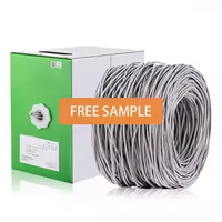 Cable de Internet Ethernet CAT5 de Calidad Premium, PVC, 305m, UTP, Blindado, Conector RJ45, Cobre Libre de Oxígeno, Certificado RoHS, Personalizable