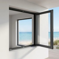 Fachada de Villa Arquitectónica Premium, 100% Área Abierta, Luz Natural Diurna, Diseño Moderno de Ventana Alta Abatible para Oficina de Lujo