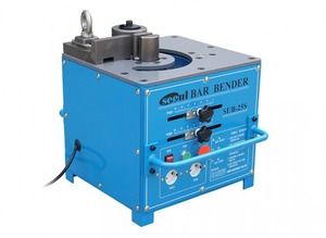 Máquina Dobladora SUB-25S de Alta Precisión, Velocidad de Doblado de 2-2.5S para Doblado de 180 Grados en Acero/Varilla Corrugada, Motor con Engranajes, Estuche de Transporte de Plástico - Product Image 4