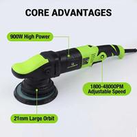 Kit de polissage de voiture double action 21mm Orbit Size Car Polisher Orbital Polisher for Vehicle Accessories