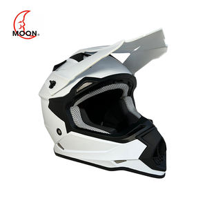 Les fabricants vendent un casque blanc personnalisé pour les motos tout-terrain facile à transporter ABS + EPC Dual Sport - Product Image 1